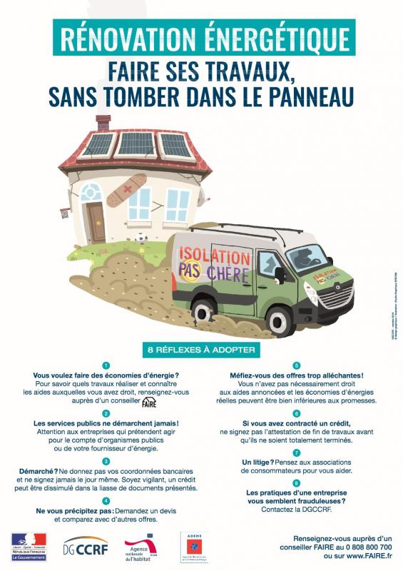 Affiche jpeg repression des fraudes
