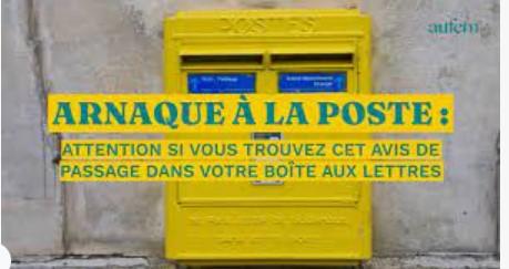 Arnaque a la poste