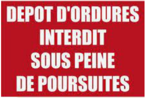 Depot d ordures