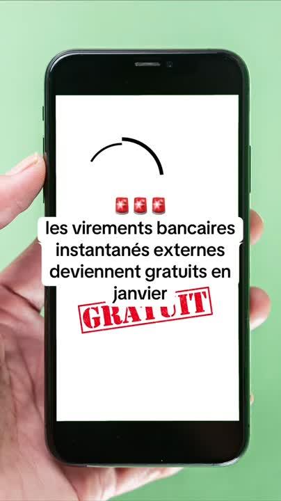 Virements instantanes gratuits